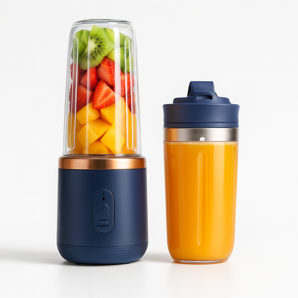Portable 2-in-1 Blender & Juicer — USB-C Rechargeable