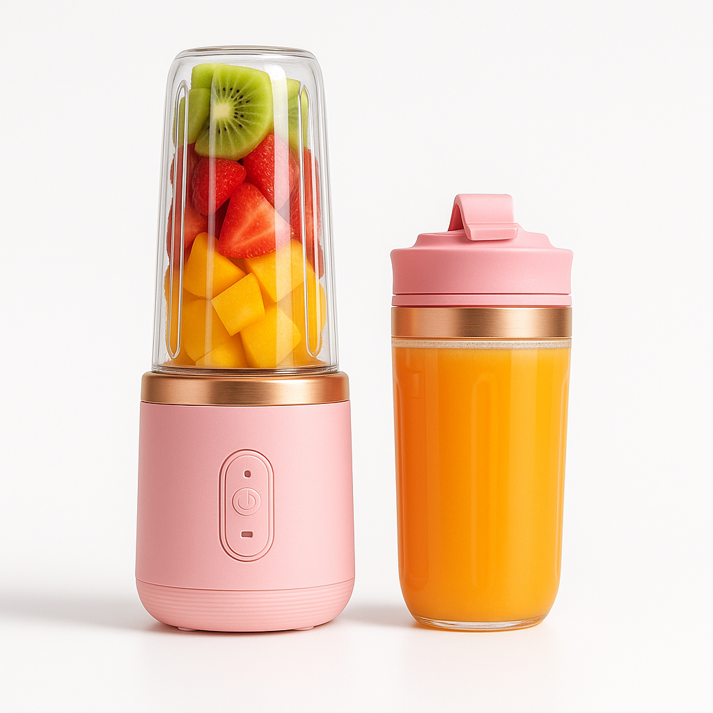 Portable 2-in-1 Blender & Juicer — USB-C Rechargeable